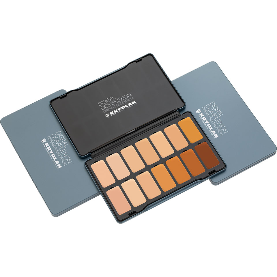 Dnyta 2 Set Acryl Make-up Paletten 10,2 Cm – Runde Mischpalette Mit Spatel Für Foundation & Nagelkunst